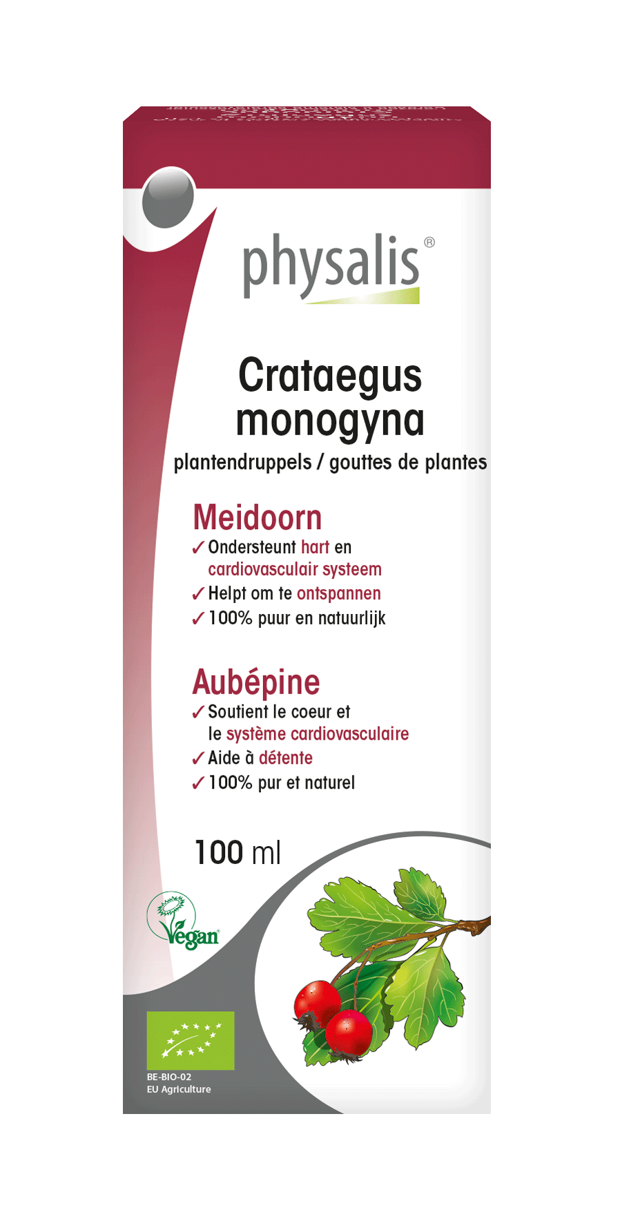 Crataegus monogyna Gouttes de plantes