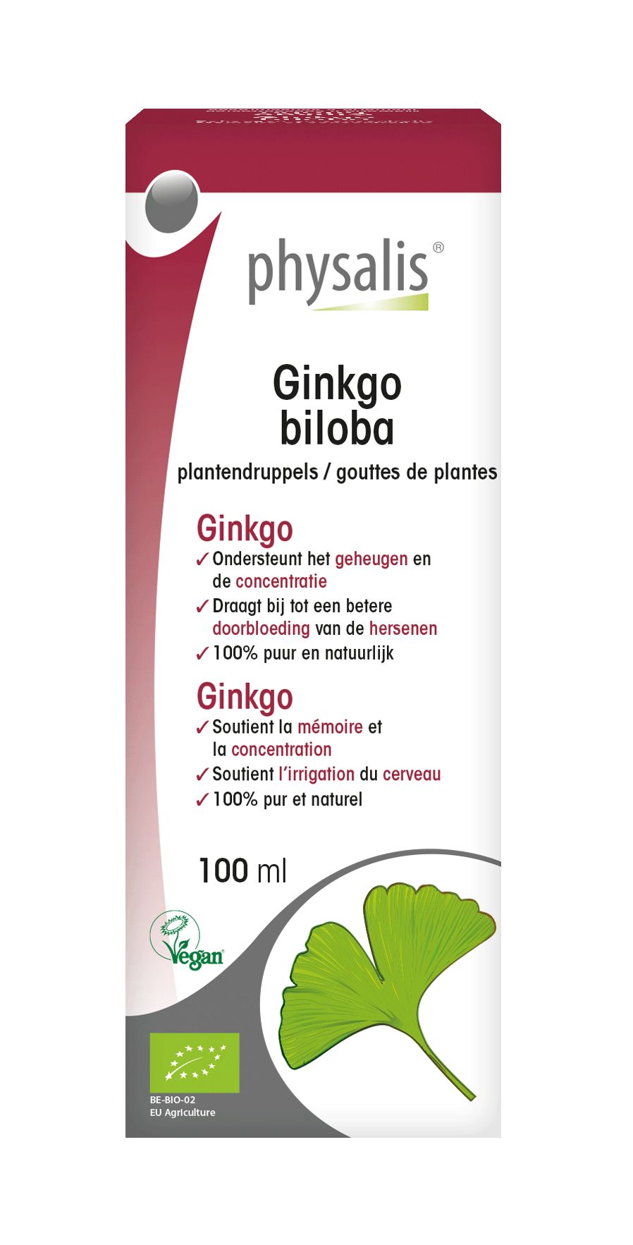 Ginkgo biloba Gouttes de plantes