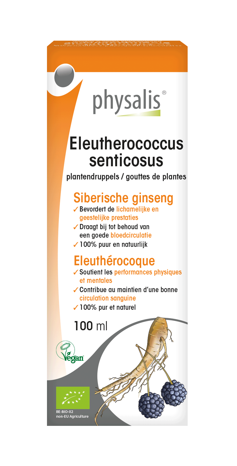 Eleutherococcus senticosus Gouttes de plantes
