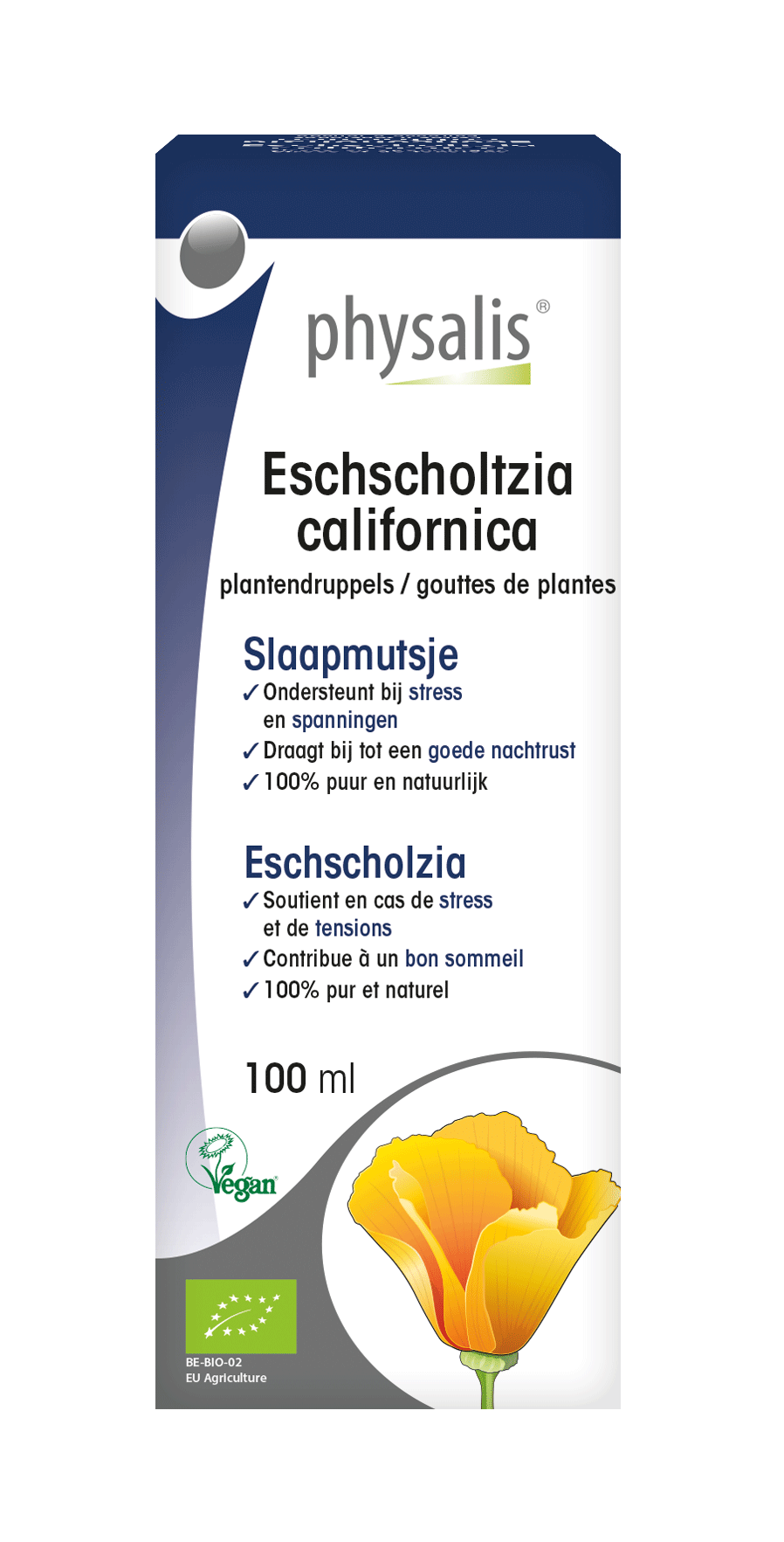 Eschscholtzia californica Gouttes de plantes