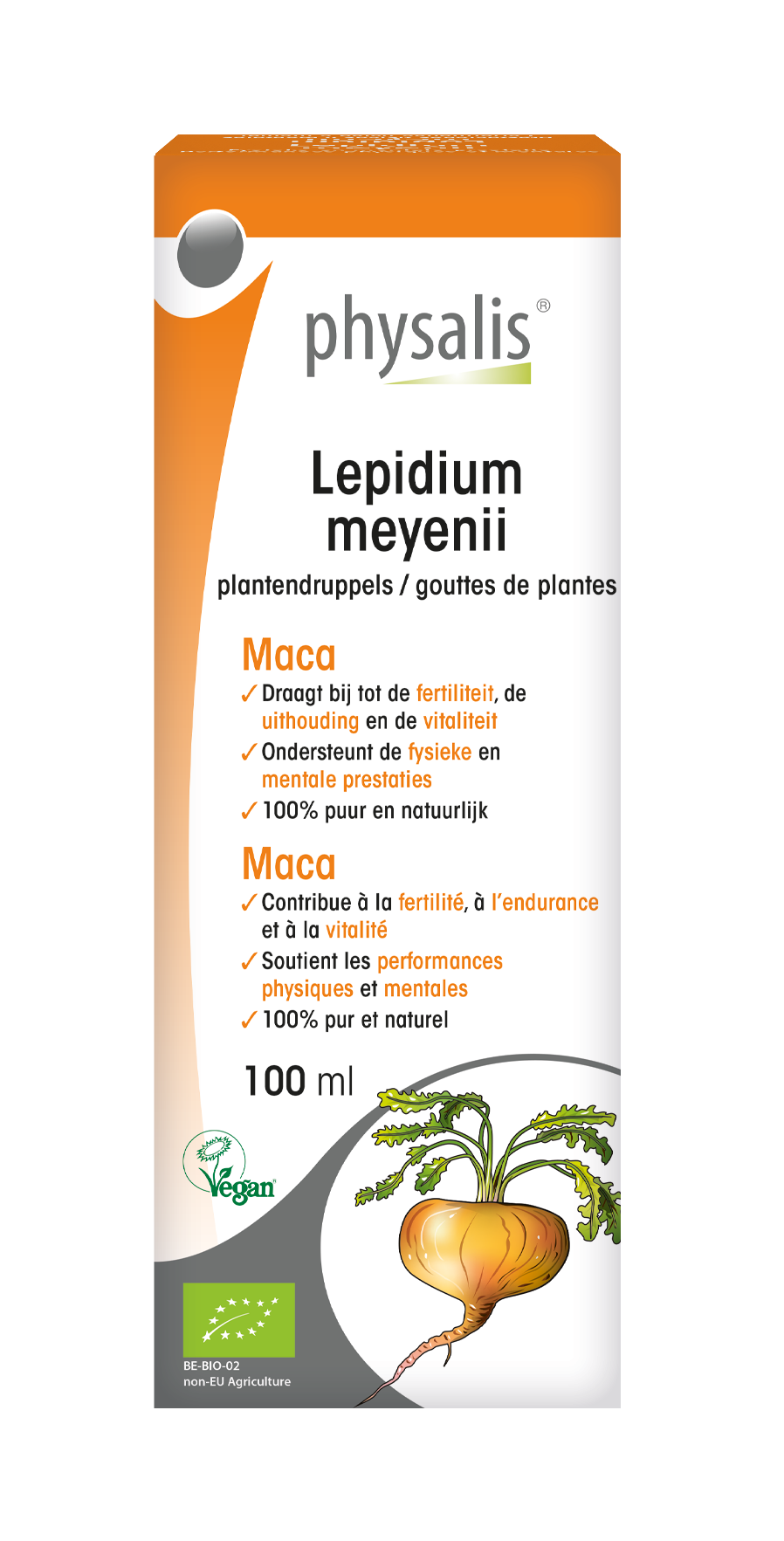 Lepidium meyenii Gouttes de plantes